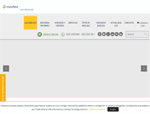 Tablet Screenshot of lgs-analisis.es
